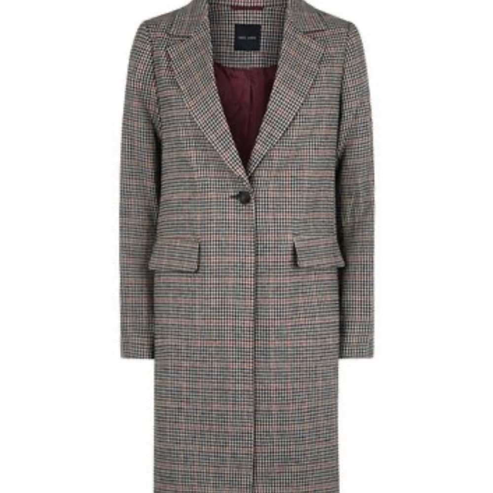RALPH LAUREN houndstooth coat.